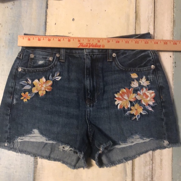 American Eagle embroidered shorts. Size 0 - Picture 7 of 9